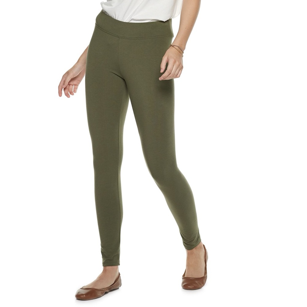 Womens Mid Rise Leggings
